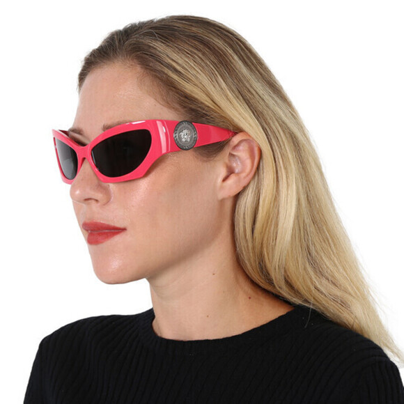 NWT Versace VE4450 Pink Cat Eye 60mm Sunglasses